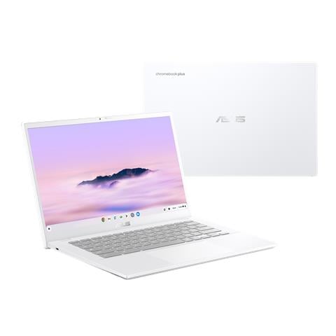 Chromebook Plus CX34 CX3402CVA-MW0347 Intel® Core™ i5 i5-1335U 35,6 cm (14") Full HD 8 GB LPDDR5-SDRAM 256 GB UFS Wi-Fi 6E (802.11ax) ChromeOS Tedesco Bianco - Foto 2