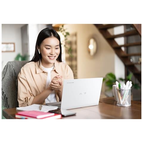 Chromebook Plus CX34 CX3402CVA-MW0347 Intel® Core™ i5 i5-1335U 35,6 cm (14") Full HD 8 GB LPDDR5-SDRAM 256 GB UFS Wi-Fi 6E (802.11ax) ChromeOS Tedesco Bianco - Foto 5