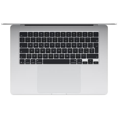 MacBook Air M M5 Computer portatile 38,9 cm (15.3") 16 GB 512 GB SSD Wi-Fi 7 (802.11be) macOS Tahoe Argento - Foto 2