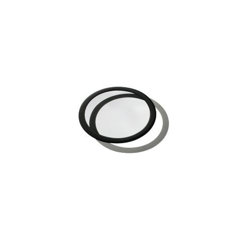 Round Dust Filter 140mm - Nero / Nero - Foto 1