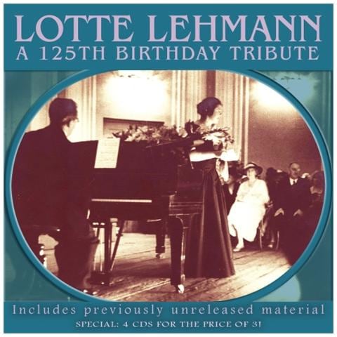 Omaggio Per Il 125° Anniversario Della Nascita Di Lotte Lehmann (4 Cd) - Foto 1