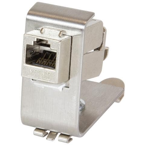 IWP-MD KEY-RAIL1 - Adattatore in Metallo per Modulo Keystone RJ45 - Foto 1