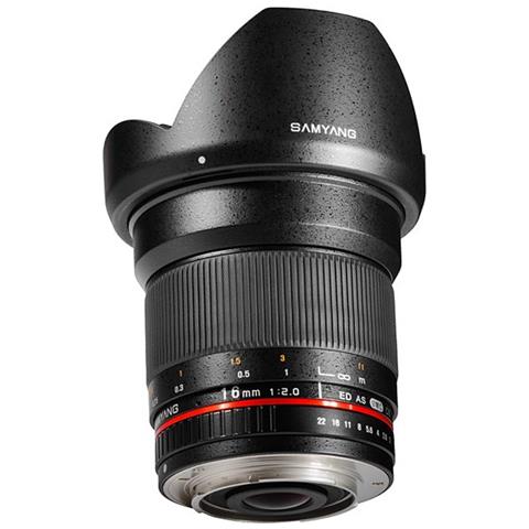Obiettivo 16 Mm F / 2 Ed Aces Umc Cs E Nero - Foto 1