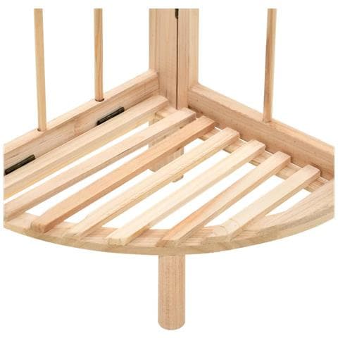 Scaffale Angolare In Legno Di Cedro 27x27x110 Cm - Foto 2