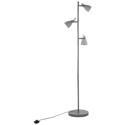 Lampada Da Terra Di Colore Cemento Grigio Chiaro Mistago - Foto 19