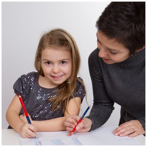 Cf6 Matite Bicolore Rosso / Blu - Foto 2