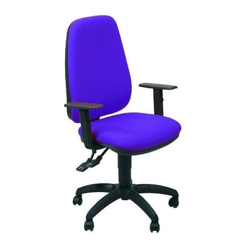 Sedia Operativa Girevole Teti Tete Eco Smart - Rivestimento Eco Blu - Con Braccioli - Tete / eb - Foto 1