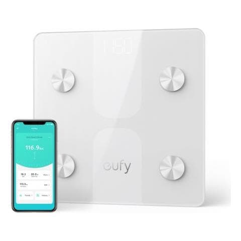 T9146h21 Bilance Pesapersone Bilancia Pesapersone Elettronica Quadrato Bianco - Foto 1