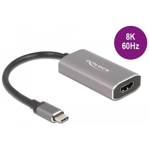 62632 adattatore grafico USB 7680 x 4320 Pixel Grigio - Foto 1
