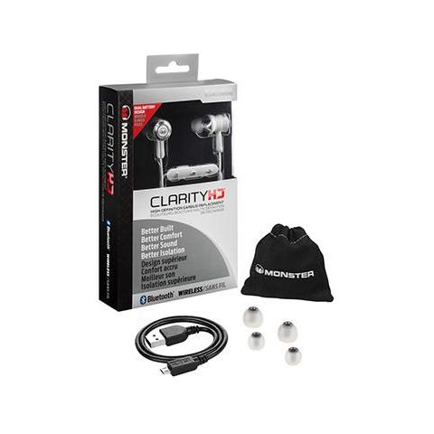 ClarityHD, Stereofonico, Bluetooth, Interno orecchio, Cromo, Bianco, Bluetooth, Intraurale - Foto 7