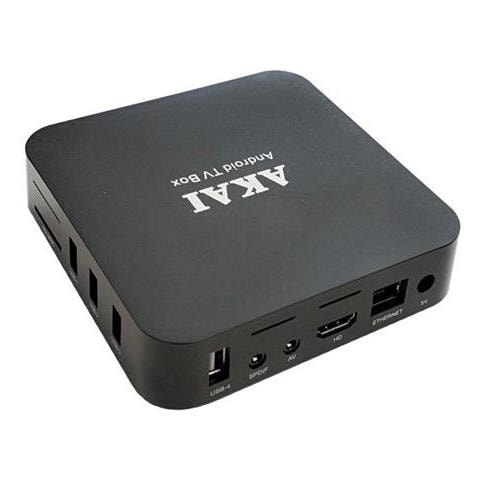 AKSB28 Smart TV Box Android 8.1 4K 2GB Ram 8 GB Rom con Telecomando Colore Nero - Foto 1