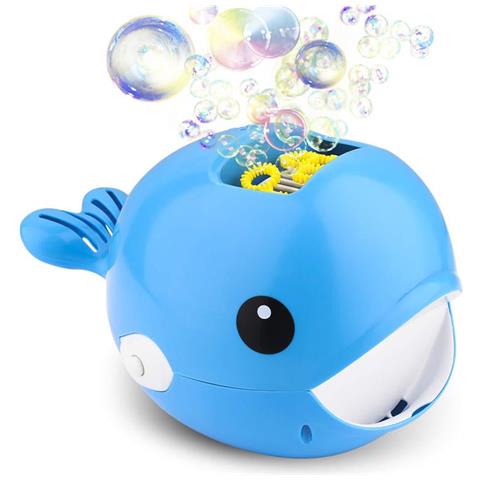 JUSTGREENBOX - Balena Macchina Bolla Automatico Macchina Bolla Bambini All Aperto Giocattoli Interni Blu 3654659109712