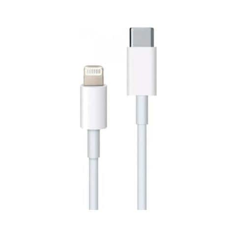 Cavo di Ricarica Rapida 2.4A da USB-C a Lightning 1m - Bianco - Foto 1