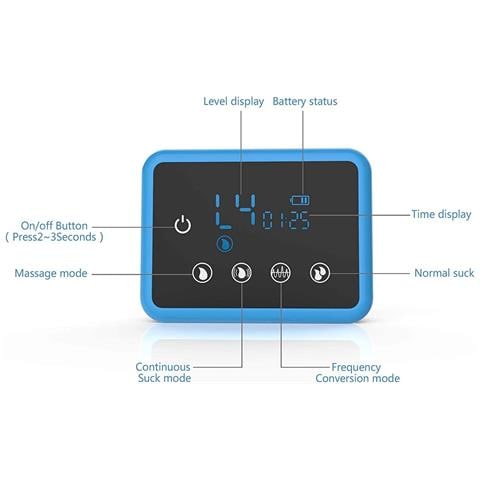 BELLABABY Tiralatte Elettrico Con Schermo Touchscreen Modalità Multiple Portatile 24mm