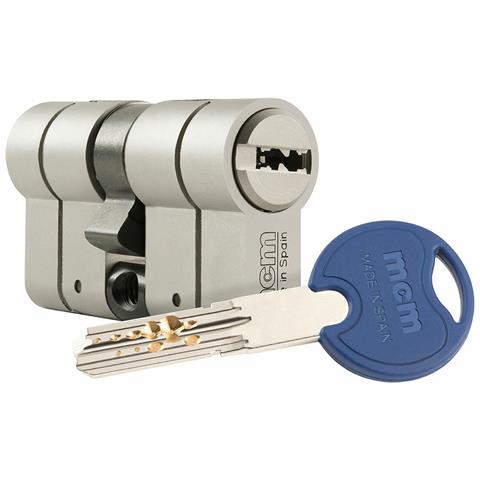 Cilindro Di Sicurezza Scx+den 30-40 Antibumping Doppia Frizione Acciaio - Foto 1