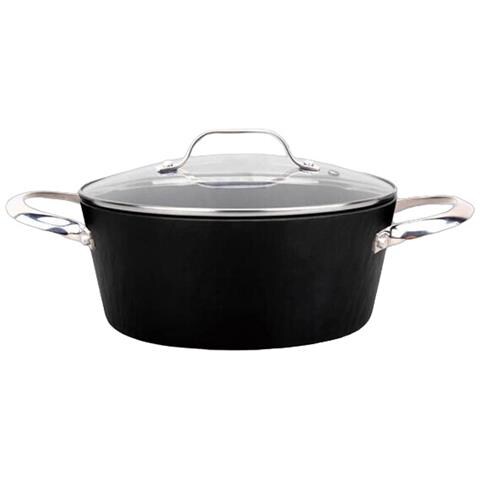 Pentola Con Coperchio Mr-4424 Nero Alluminio Ø 24 Cm 3,5 L - Foto 1
