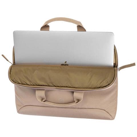 Borsa Sottile Per Macbook Pro 14"" / Air 15"" / Notebook 14"" Ultrasottile E Antiurto, Beige - Foto 2