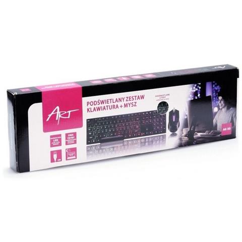 Tastiera e Mouse USB 5902115409028  (Layout QWERTY) Colore Nero - Foto 3