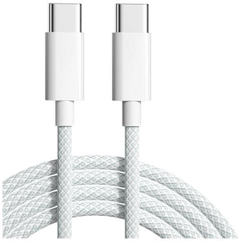 Confezione Da 2 Cavi Usb C A C Da 2 M White - Foto 1
