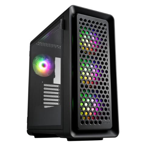 Case FSP CUT593A Midi TowerATX / Micro-ATX / Mini-ITX 2 Porte USB 3.2 Colore Nero - Foto 4