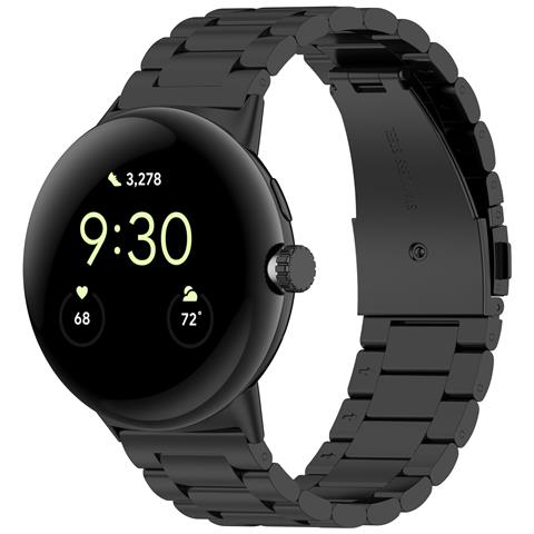 Cinturino In Acciaio Inossidabile Per Google Pixel Watch 3 Black 45 Mm - Foto 1