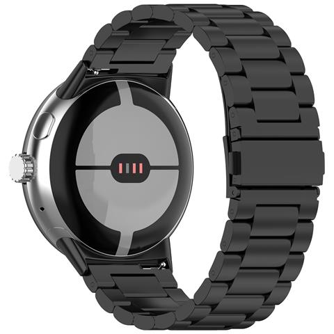 Cinturino In Acciaio Inossidabile Per Google Pixel Watch 3 Black 45 Mm - Foto 2