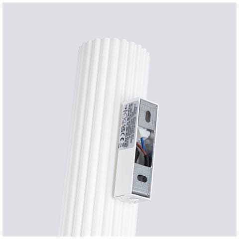 Lampada A Parete Karbon 20 Bianco Sl. 1647 - Minimalista Lampada Da Parete Bianco 20x6.5x8.5 Cm - Foto 8
