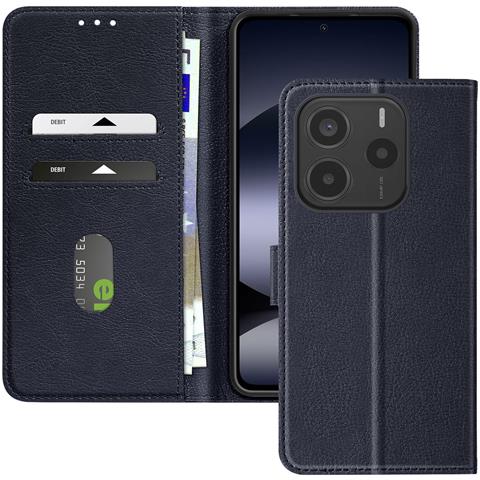 Cover A Libro Per Redmi Note 14 5g Aletta Multifunzione Supporto Video - Foto 1
