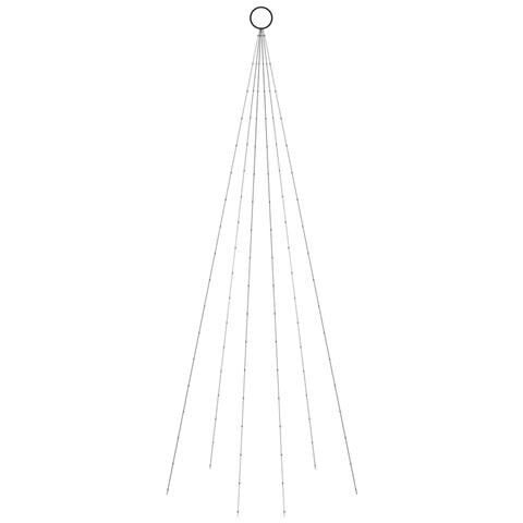 Lusso Casadino -  Albero Di Natale Pennone Blu 108 Led 180 Cm - Foto 2