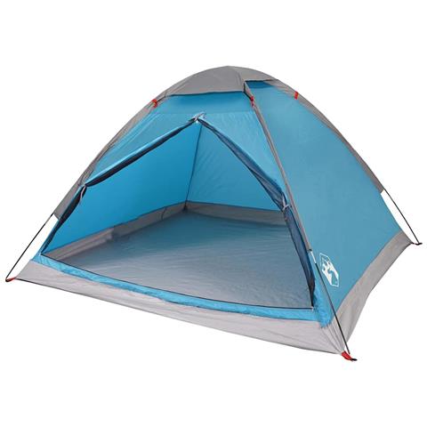 Tenda da Campeggio a Cupola per 2 Persone Blu Impermeabile - Foto 2