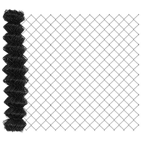 Recinzione a rete metallica Grigio 10 x 1 m Acciaio - Foto 1