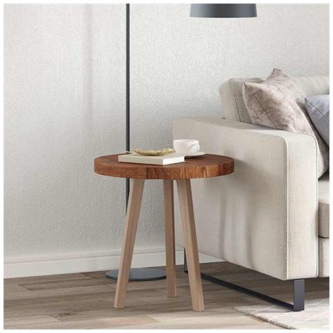Piano del tavolo Altro Marrone scuro Ø 50 x 4 cm - Foto 2