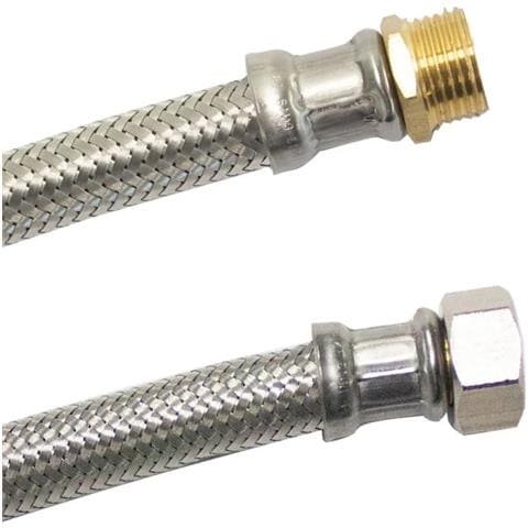 Tubo Flessibile Inox Dn13  Certificato Dvgw  1/2 - Foto 1