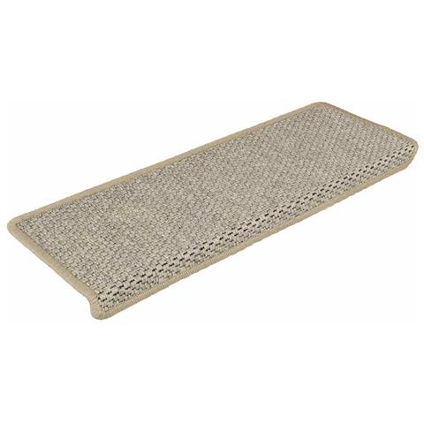Tappeti Autoadesivi Scale Aspetto Sisal 30 pz 65x21x4 cm Verdi - Foto 2