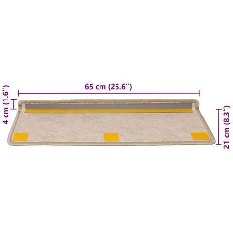 Tappeti Autoadesivi Scale Aspetto Sisal 30 pz 65x21x4 cm Verdi - Foto 8