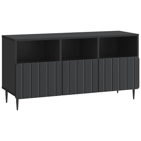 Mobile TV Nero 102 x 34,5 x 50 cm Legno ingegnerizzato - Foto 1