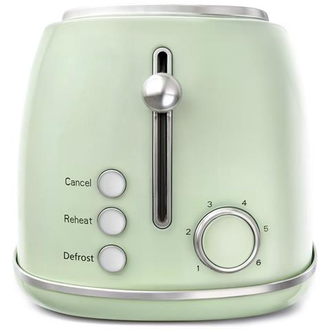 Tostapane vintage GRV7 fette extra-large 38mm, 1500W, verde - Foto 6