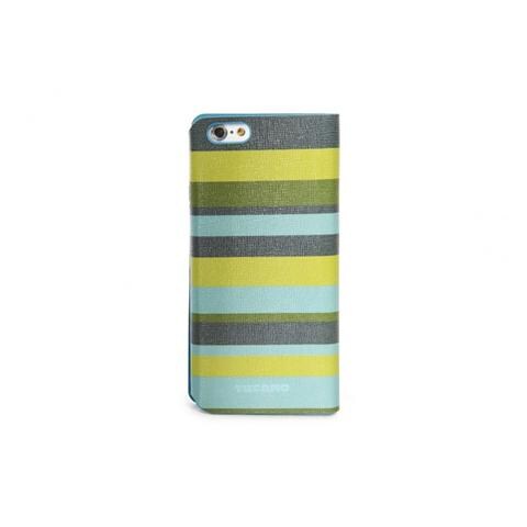 Leggero Stripes custodia a libro per iPhone 6 da 4.7´´ (Verde)  - Foto 5
