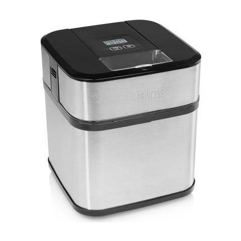 Pricess 282605 Macchina Per Il Gelato 1,5 L, Lcd, Acciaio Inossidabile, Nero 3.2 - Foto 2