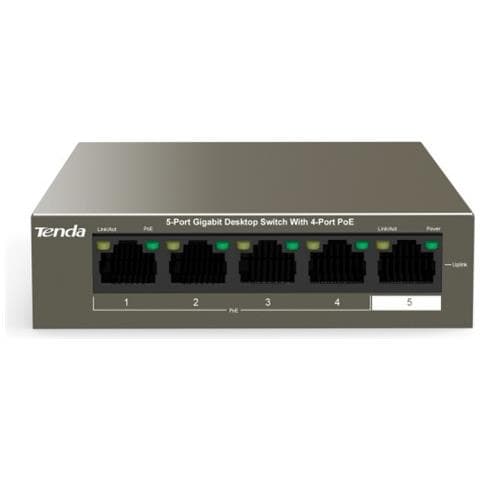 Switch TEG1105P-4-63W-EU 5 Porte Gigabit 10 / 100 / 1000 con 4 Porte Ethernet PoE - Foto 1