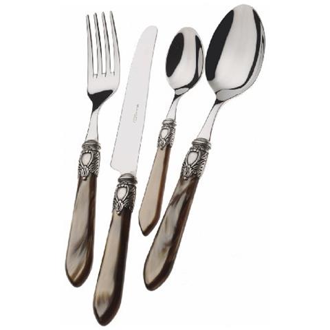 Posate Oxford , Set 75 Pz. - Onice Argento - Foto 1