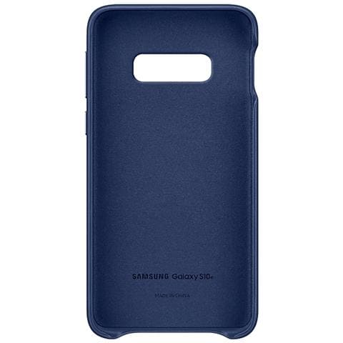 Cover Protettiva in Pelle Galaxy S10e Blu - Foto 4