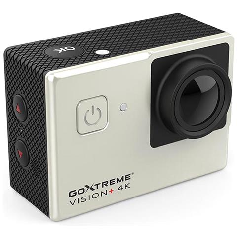 Kit Action Cam GoXtreme Vision+ 4K 12 MP Wi-Fi Argento / Nero + Custodia Impermeabile + Telecomando da Polso + Supporto per Bici + Batteria - Foto 2