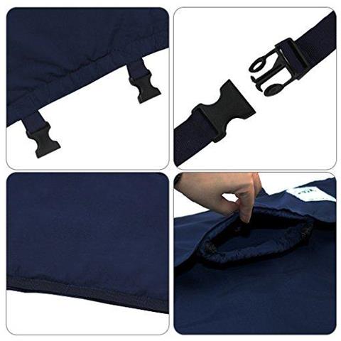 Easy Seat Portatile Dellalta Sedia Di Viaggio Regolabile Sicurezza Lavabile Bambino Seggiolone Copertura Di Sede Comodo Panno Viaggi High Chair Si Inserisce In Borsa Blu Scuro - Foto 2