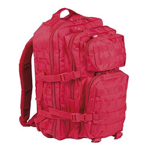 Assault Pack Versione Usa Zaino Taglio Del Laser Delle Donne Unisex Us Assault Pack Rosso S - Foto 1