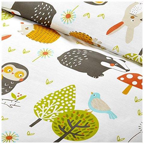 Forestale Animali - Bambini Assestamento Bella Serie - Junior Bambino Della Culla Copripiumino E Federa - Foto 4