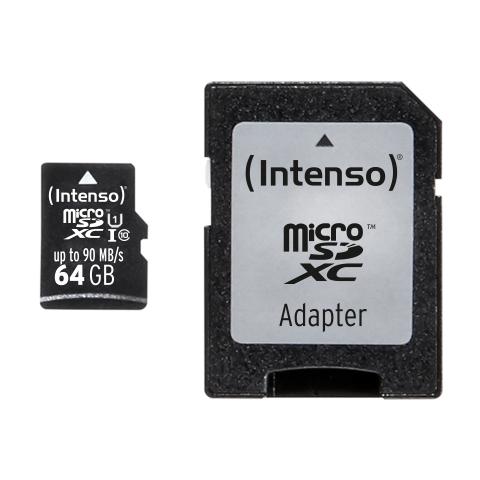 3433490, 64 GB, Micro Secure Digital Extended Capacity (MicroSDXC) , 90 MB / s, Nero, 1,5 cm, 1,1 cm - Foto 1