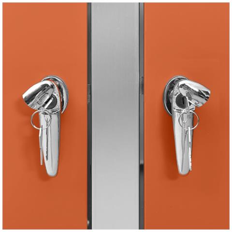 Copri Bidoni Pattume Quadruplo 276,5x77,5x112,5 cm Acciaio Inox - Foto 2