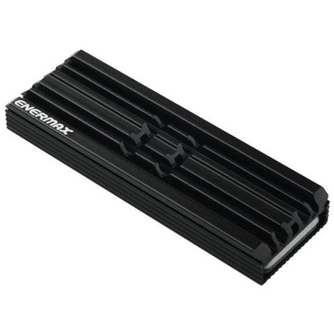Radiatore Del Dissipatore Di Calore - Esc001 - Chipset Sottile Per Ssd M2 2280 Con 4 Pad Del Dissipatore Di Calore In Silicone - Nero - Foto 1