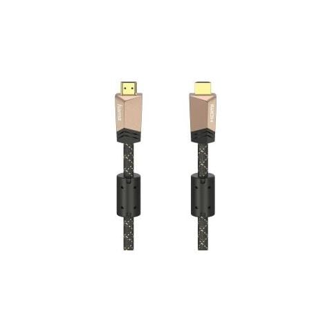 Premium Highspeed Hdmi Mit Ethernetkabel - Hdmi Stecker Bis Hdmi Stecker - 1,5m - Abgeschirmt - Bronze-kaffeebrau - Foto 1